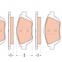 Sada brzdových destiček TRW GDB1819 - CITROEN C3 PICASSO 09-