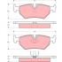 Sada brzdových destiček TRW GDB1109 - JAGUAR XJ6