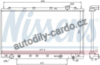 Chladič motoru NISSENS 62866