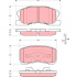Sada brzdových destiček TRW GDB3266 - DAIHATSU SIRION