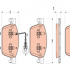 Sada brzdových destiček TRW GDB1887 - VW T5 2.0BiTDi 09-