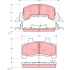 Sada brzdových destiček TRW GDB4028 - CHEVROLET BERETTA 87-91