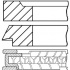 Sada pístních kroužků GOETZE 08-407708-10