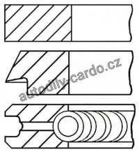 Sada pístních kroužků GOETZE 08-139600-00