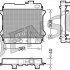 Chladič motoru DENSO (DE DRM34001)