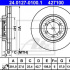 Brzdový kotouč ATE 24.0127-0100 (AT 427100) - HYUNDAI