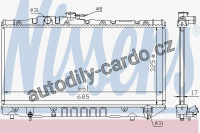 Chladič motoru NISSENS 64757