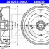 Brzdový buben ATE 24.0223-0002 (AT 480032) - VW