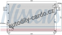 Chladič klimatizace NISSENS 94784