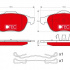 Sada brzdových destiček, kotoučová brzda TRW GDB1468DTE
