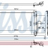 Chladič klimatizace NISSENS 94414