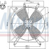 Ventilátor chladiče NISSENS 85533