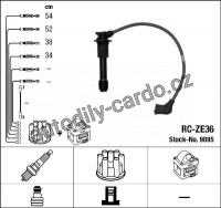 Sada kabelů pro zapalování NGK RC-ZE36 - MAZDA