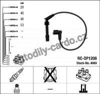 Sada kabelů pro zapalování NGK RC-OP1208 - OPEL