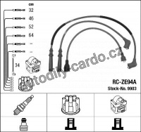 Sada kabelů pro zapalování NGK RC-ZE94A - MAZDA