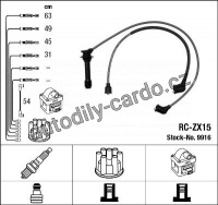 Sada kabelů pro zapalování NGK RC-ZX15 - MAZDA