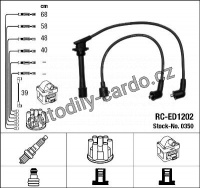 Sada kabelů pro zapalování NGK RC-ED1202 - DAIHATSU
