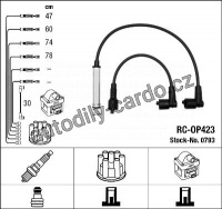 Sada kabelů pro zapalování NGK RC-OP423 - OPEL