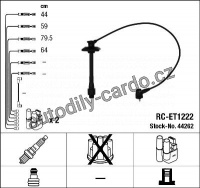 Sada kabelů pro zapalování NGK RC-ET1222