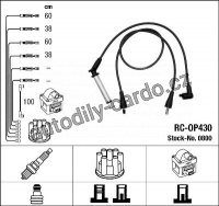 Sada kabelů pro zapalování NGK RC-OP430 - OPEL