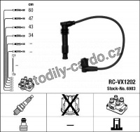 Sada kabelů pro zapalování NGK RC-VX1202