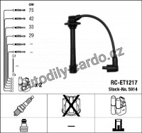 Sada kabelů pro zapalování NGK RC-ET1217 - TOYOTA