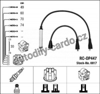Sada kabelů pro zapalování NGK RC-OP447 - OPEL