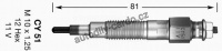Žhavící svíčka NGK CY51 - NISSAN