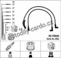 Sada kabelů pro zapalování NGK RC-FD820 - FORD