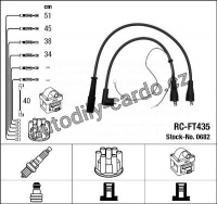 Sada kabelů pro zapalování NGK RC-FT435 - FIAT