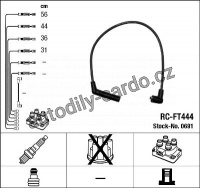 Sada kabelů pro zapalování NGK RC-FT444 - HYUNDAI