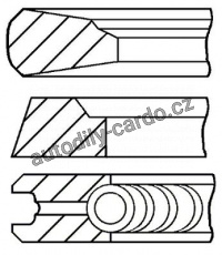 Sada pístních kroužků GOETZE 08-112100-00