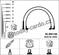 Sada kabelů pro zapalování NGK RC-BW1108