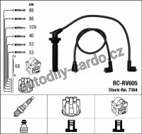 Sada kabelů pro zapalování NGK RC-RV605 - ROVER