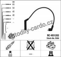 Sada kabelů pro zapalování NGK RC-HD1202 - HYUNDAI