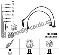 Sada kabelů pro zapalování NGK RC-HD301 - HYUNDAI