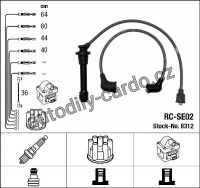 Sada kabelů pro zapalování NGK RC-SE02 - SUZUKI