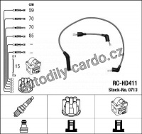Sada kabelů pro zapalování NGK RC-HD411 - HYUNDAI