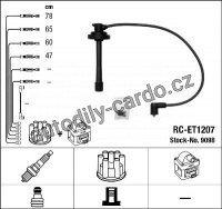 Sada kabelů pro zapalování NGK RC-ET1207