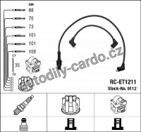 Sada kabelů pro zapalování NGK RC-ET1211