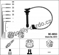 Sada kabelů pro zapalování NGK RC-HE53 - HONDA