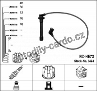 Sada kabelů pro zapalování NGK RC-HE73 - HONDA