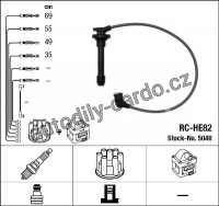 Sada kabelů pro zapalování NGK RC-HE82 - HONDA