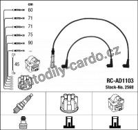 Sada kabelů pro zapalování NGK RC-AD1103 - AUDI