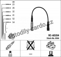 Sada kabelů pro zapalování NGK RC-AD204 - AUDI