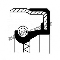 Těsnící kroužek hřídele, diferenciál CORTECO 01019475