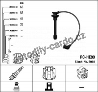 Sada kabelů pro zapalování NGK RC-HE89 - HONDA
