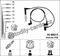 Sada kabelů pro zapalování NGK RC-MB214 - MERCEDES-BENZ