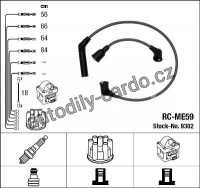 Sada kabelů pro zapalování NGK RC-ME59 - MITSUBISHI