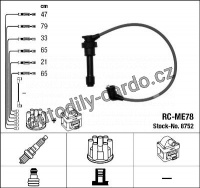 Sada kabelů pro zapalování NGK RC-ME78 - MITSUBISHI